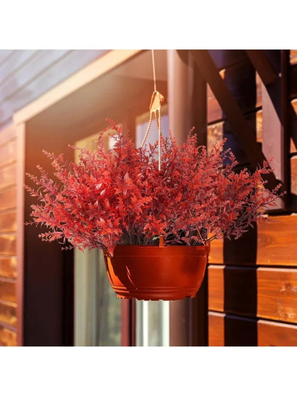 36Pcs Artificial Fall Lavender & Burgundy Flowers - Gothic Home Decor